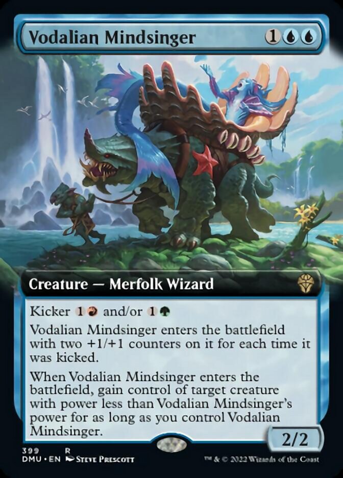 Vodalian Mindsinger (Extended Art) [Dominaria United] | Jomio and Rueliete's Cards and Comics