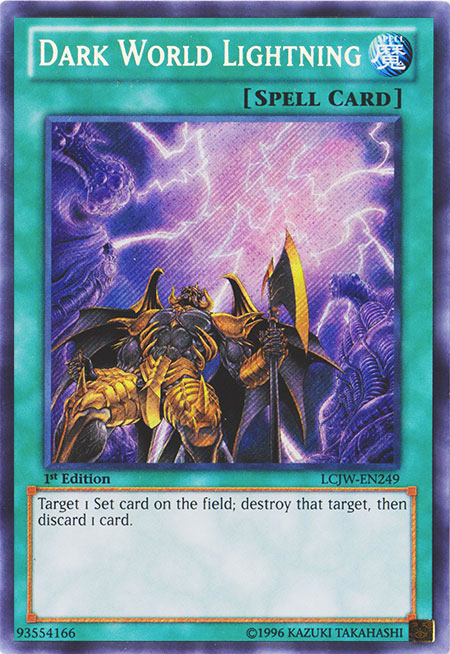 Dark World Lightning [LCJW-EN249] Secret Rare | Jomio and Rueliete's Cards and Comics
