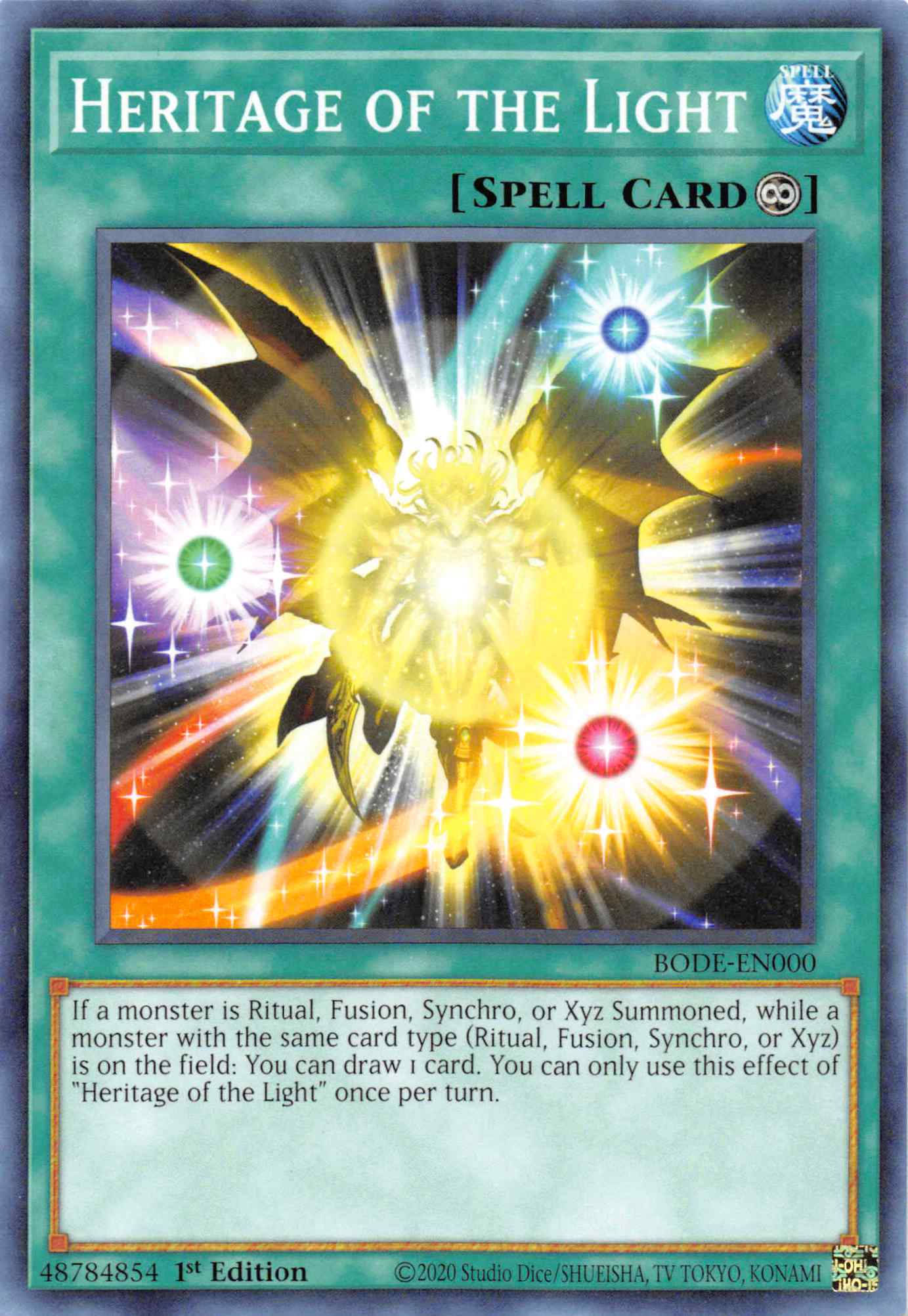 Heritage of the Light [BODE-EN000] Common | Jomio and Rueliete's Cards and Comics