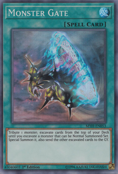 Monster Gate [MYFI-EN053] Super Rare | Jomio and Rueliete's Cards and Comics