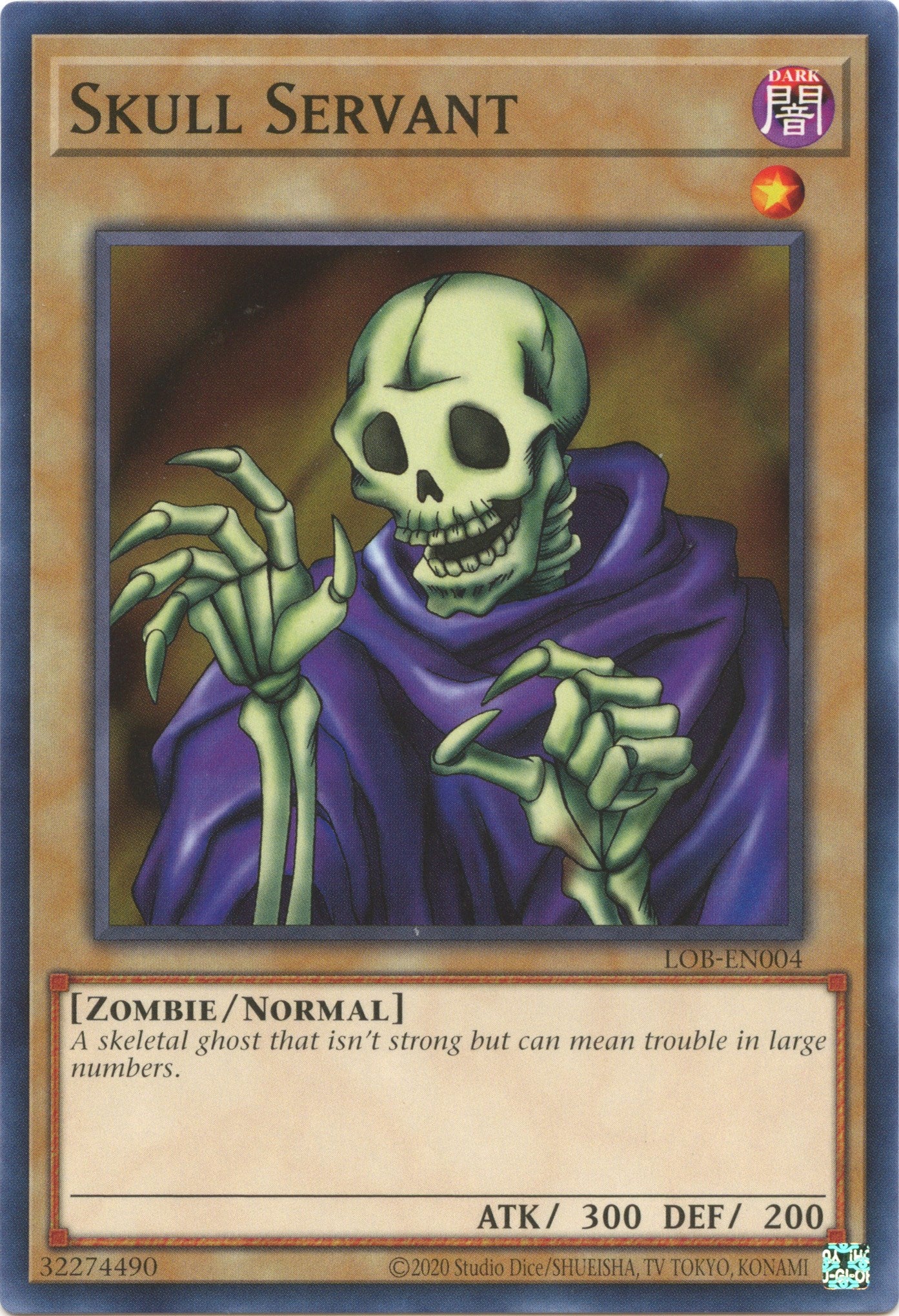 Skull Servant (25th Anniversary) [LOB-EN004] Common | Jomio and Rueliete's Cards and Comics