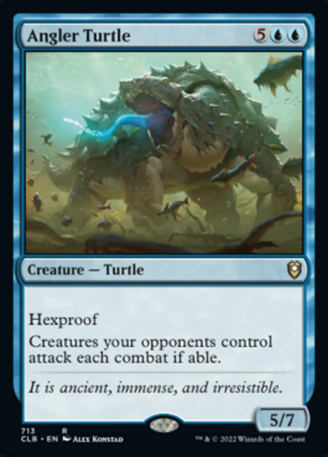 Angler Turtle [Commander Legends: Battle for Baldur's Gate] | Jomio and Rueliete's Cards and Comics
