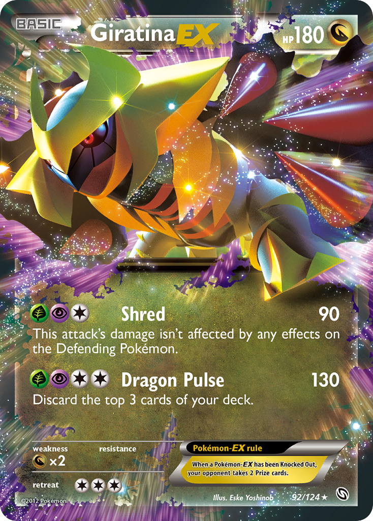 Giratina EX (92/124) [Black & White: Dragons Exalted] | Jomio and Rueliete's Cards and Comics