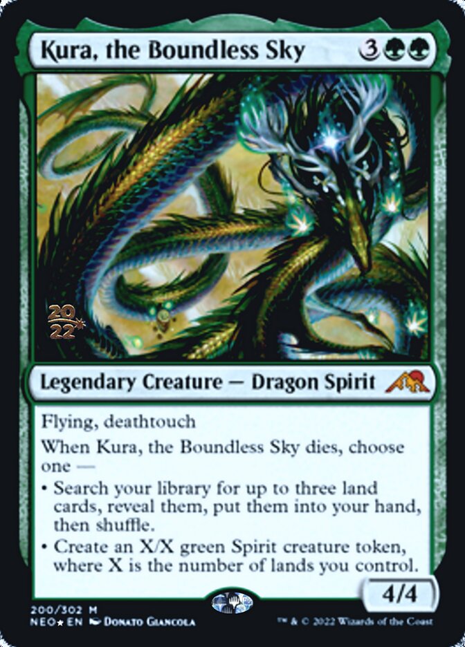 Kura, the Boundless Sky [Kamigawa: Neon Dynasty Prerelease Promos] | Jomio and Rueliete's Cards and Comics