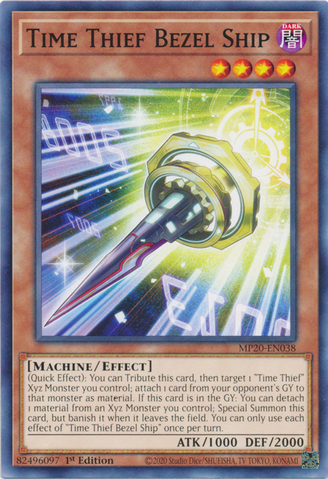 Time Thief Bezel Ship [MP20-EN038] Common | Jomio and Rueliete's Cards and Comics