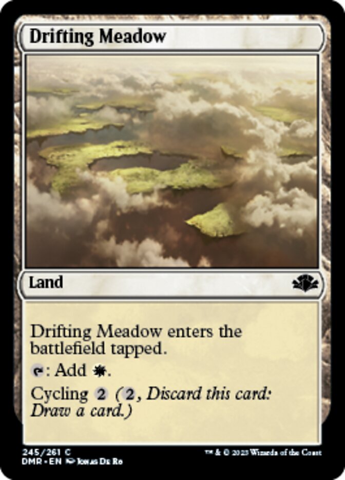 Drifting Meadow [Dominaria Remastered] | Jomio and Rueliete's Cards and Comics