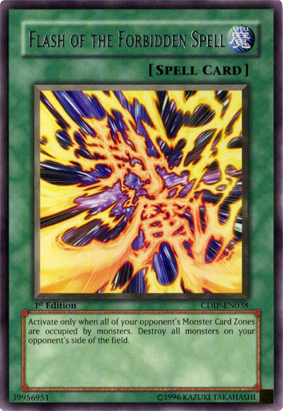 Flash of the Forbidden Spell [CDIP-EN038] Rare | Jomio and Rueliete's Cards and Comics