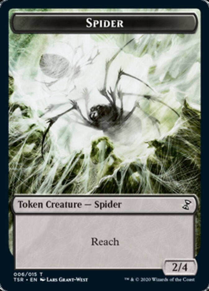 Spider Token [Time Spiral Remastered Tokens] | Jomio and Rueliete's Cards and Comics