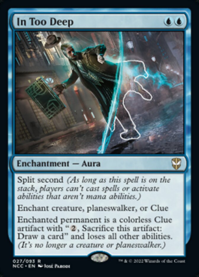 In Too Deep [Streets of New Capenna Commander] | Jomio and Rueliete's Cards and Comics