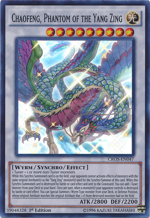 Chaofeng, Phantom of the Yang Zing [CROS-EN047] Super Rare | Jomio and Rueliete's Cards and Comics