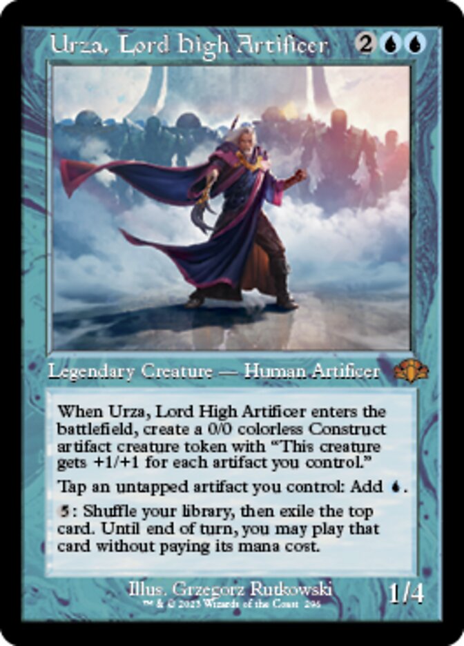 Urza, Lord High Artificer (Retro) [Dominaria Remastered] | Jomio and Rueliete's Cards and Comics