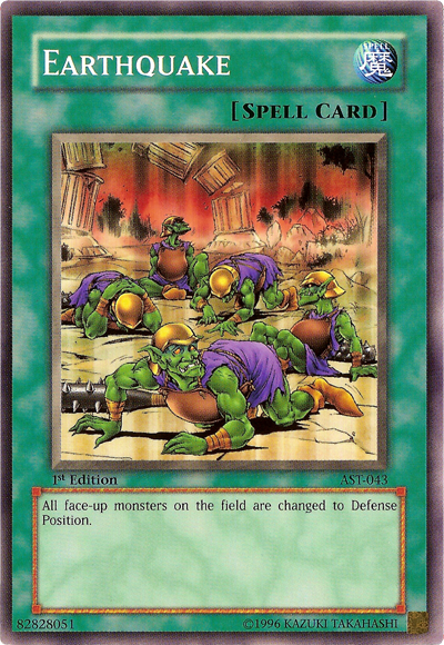 Earthquake [AST-043] Common | Jomio and Rueliete's Cards and Comics
