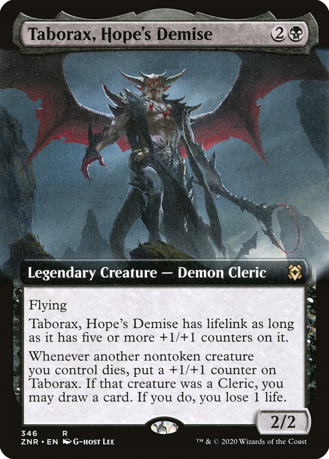 Taborax, Hope's Demise (Extended Art) [Zendikar Rising] | Jomio and Rueliete's Cards and Comics
