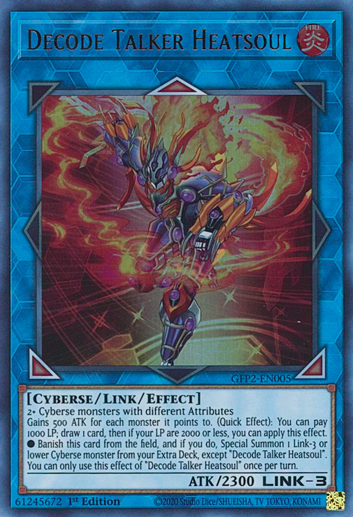 Decode Talker Heatsoul [GFP2-EN005] Ultra Rare | Jomio and Rueliete's Cards and Comics
