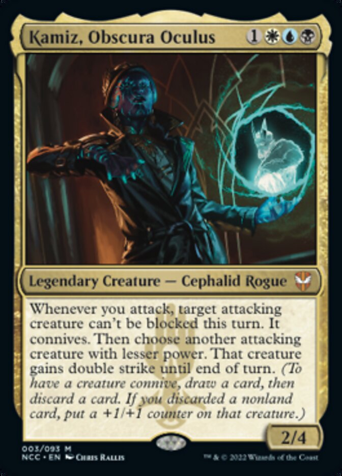 Kamiz, Obscura Oculus [Streets of New Capenna Commander] | Jomio and Rueliete's Cards and Comics