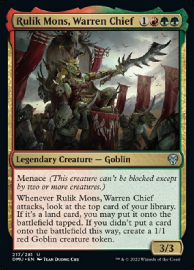 Rulik Mons, Warren Chief [Dominaria United] | Jomio and Rueliete's Cards and Comics