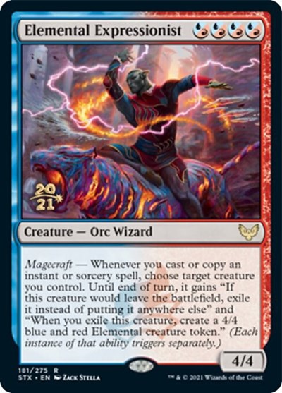 Elemental Expressionist [Strixhaven: School of Mages Prerelease Promos] | Jomio and Rueliete's Cards and Comics
