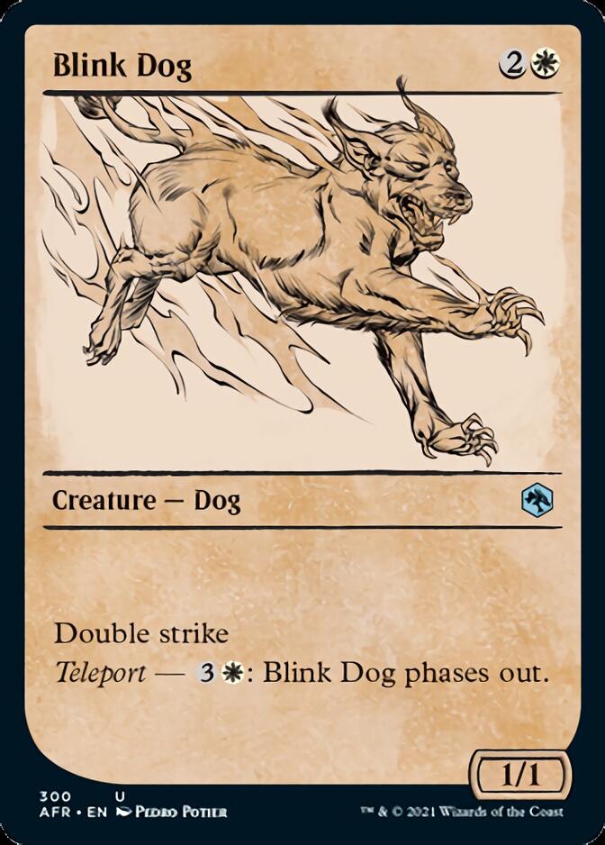 Blink Dog (Showcase) [Dungeons & Dragons: Adventures in the Forgotten Realms] | Jomio and Rueliete's Cards and Comics