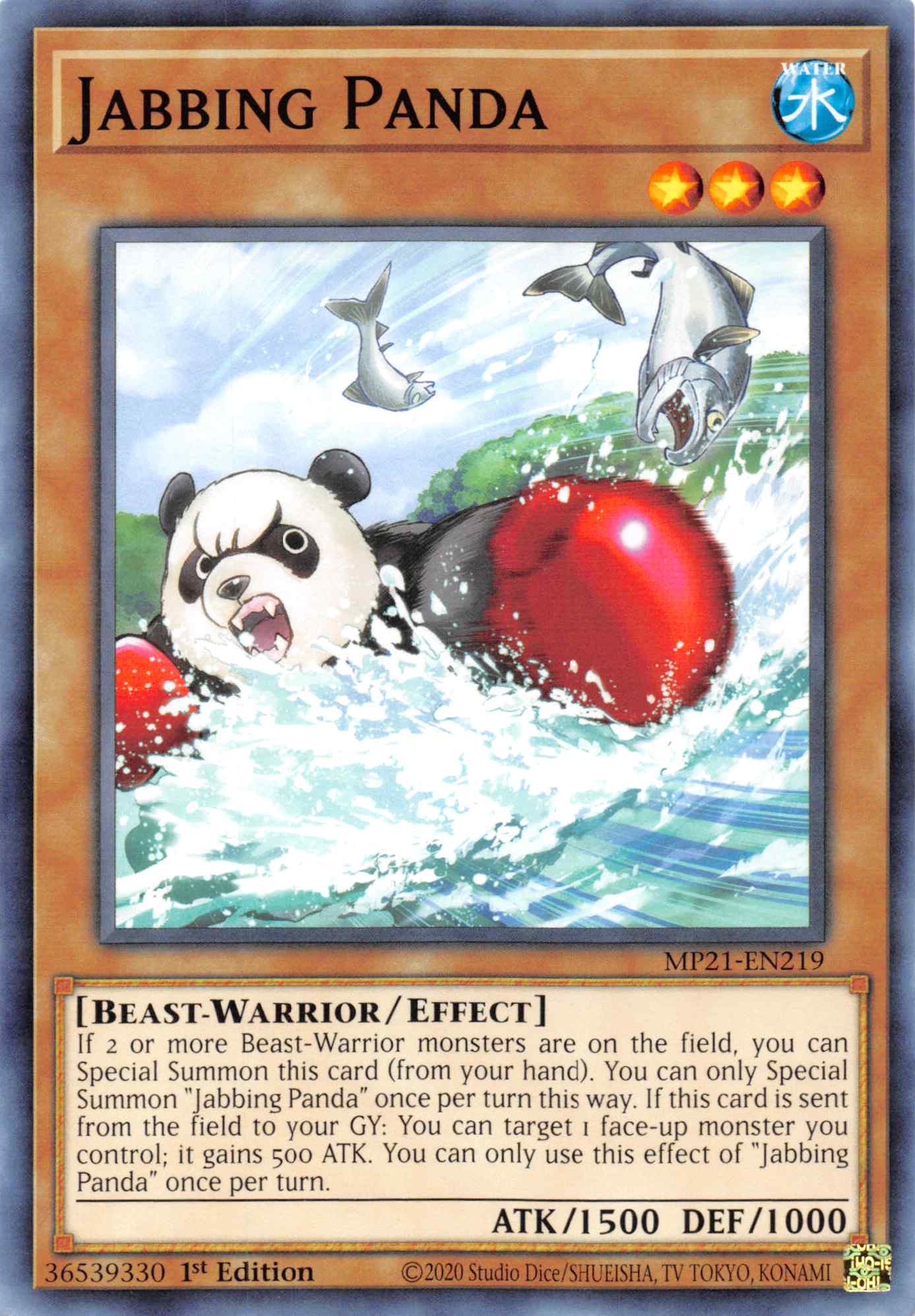 Jabbing Panda [MP21-EN219] Common | Jomio and Rueliete's Cards and Comics