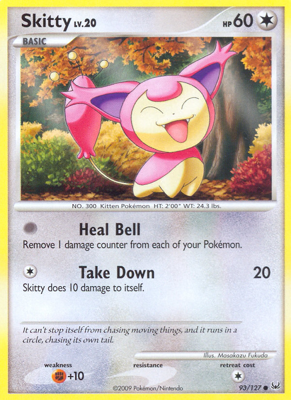 Skitty (93/127) [Platinum: Base Set] | Jomio and Rueliete's Cards and Comics
