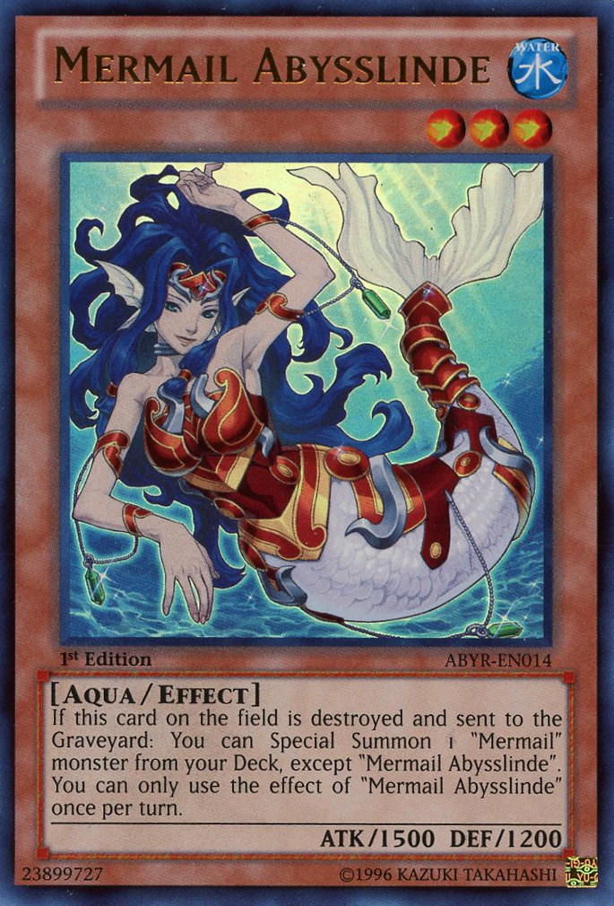 Mermail Abysslinde [ABYR-EN014] Ultra Rare | Jomio and Rueliete's Cards and Comics