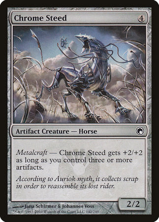 Chrome Steed [Scars of Mirrodin] | Jomio and Rueliete's Cards and Comics