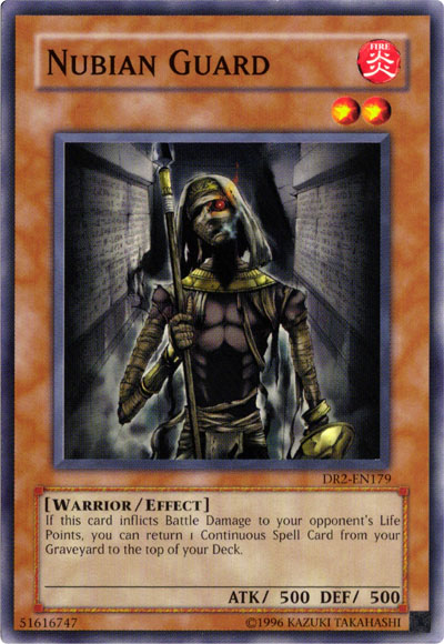 Nubian Guard [DR2-EN179] Common | Jomio and Rueliete's Cards and Comics