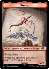 Food (11) // Smaug Double-Sided Token [The Lord of the Rings: Tales of Middle-Earth Tokens] | Jomio and Rueliete's Cards and Comics