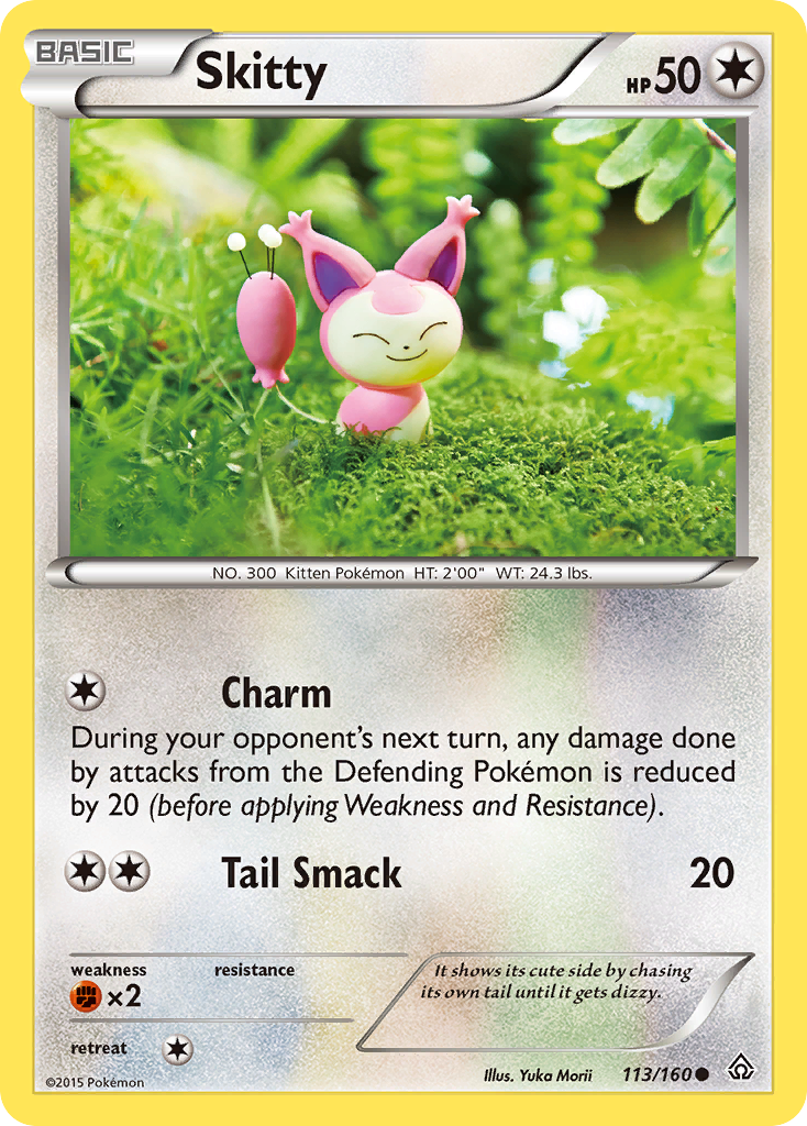 Skitty (113/160) [XY: Primal Clash] | Jomio and Rueliete's Cards and Comics