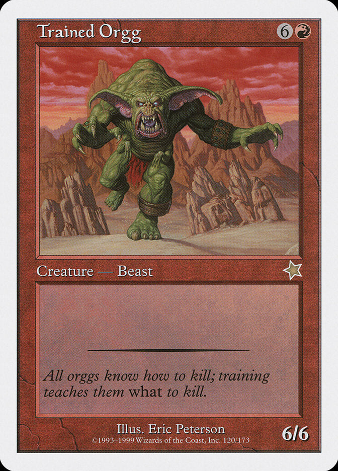 Trained Orgg [Starter 1999] | Jomio and Rueliete's Cards and Comics