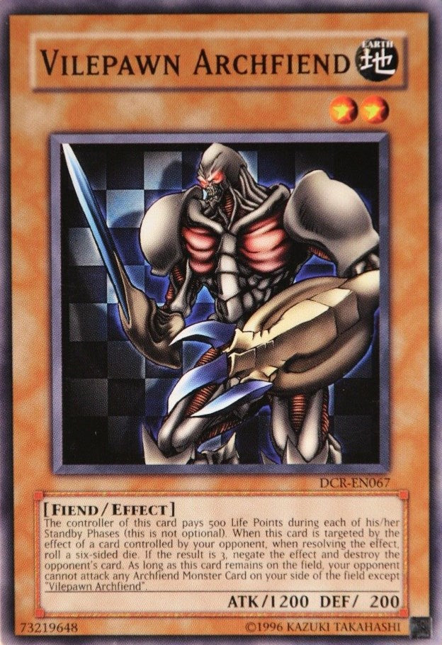 Vilepawn Archfiend [DCR-EN067] Common | Jomio and Rueliete's Cards and Comics