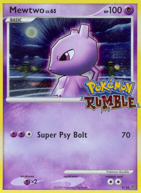 Mewtwo (9/16) [Pokémon Rumble] | Jomio and Rueliete's Cards and Comics