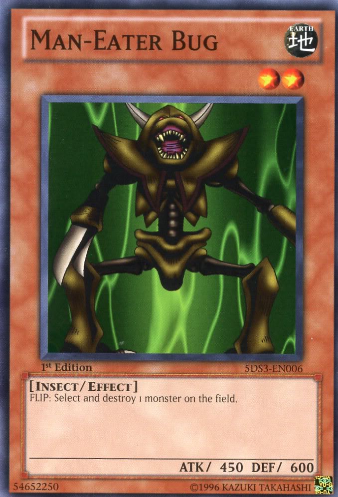 Man-Eater Bug [5DS3-EN006] Common | Jomio and Rueliete's Cards and Comics
