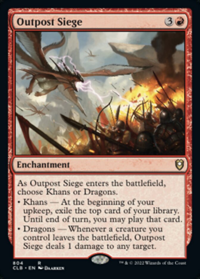 Outpost Siege [Commander Legends: Battle for Baldur's Gate] | Jomio and Rueliete's Cards and Comics