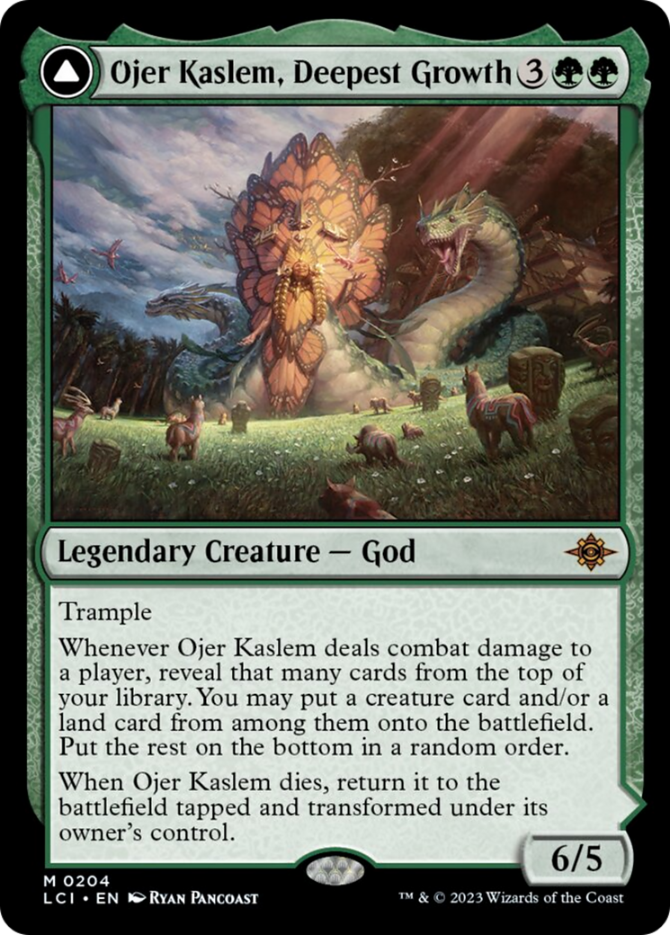 Ojer Kaslem, Deepest Growth // Temple of Cultivation [The Lost Caverns of Ixalan] | Jomio and Rueliete's Cards and Comics