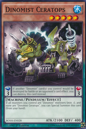 Dinomist Ceratops [BOSH-EN028] Common | Jomio and Rueliete's Cards and Comics