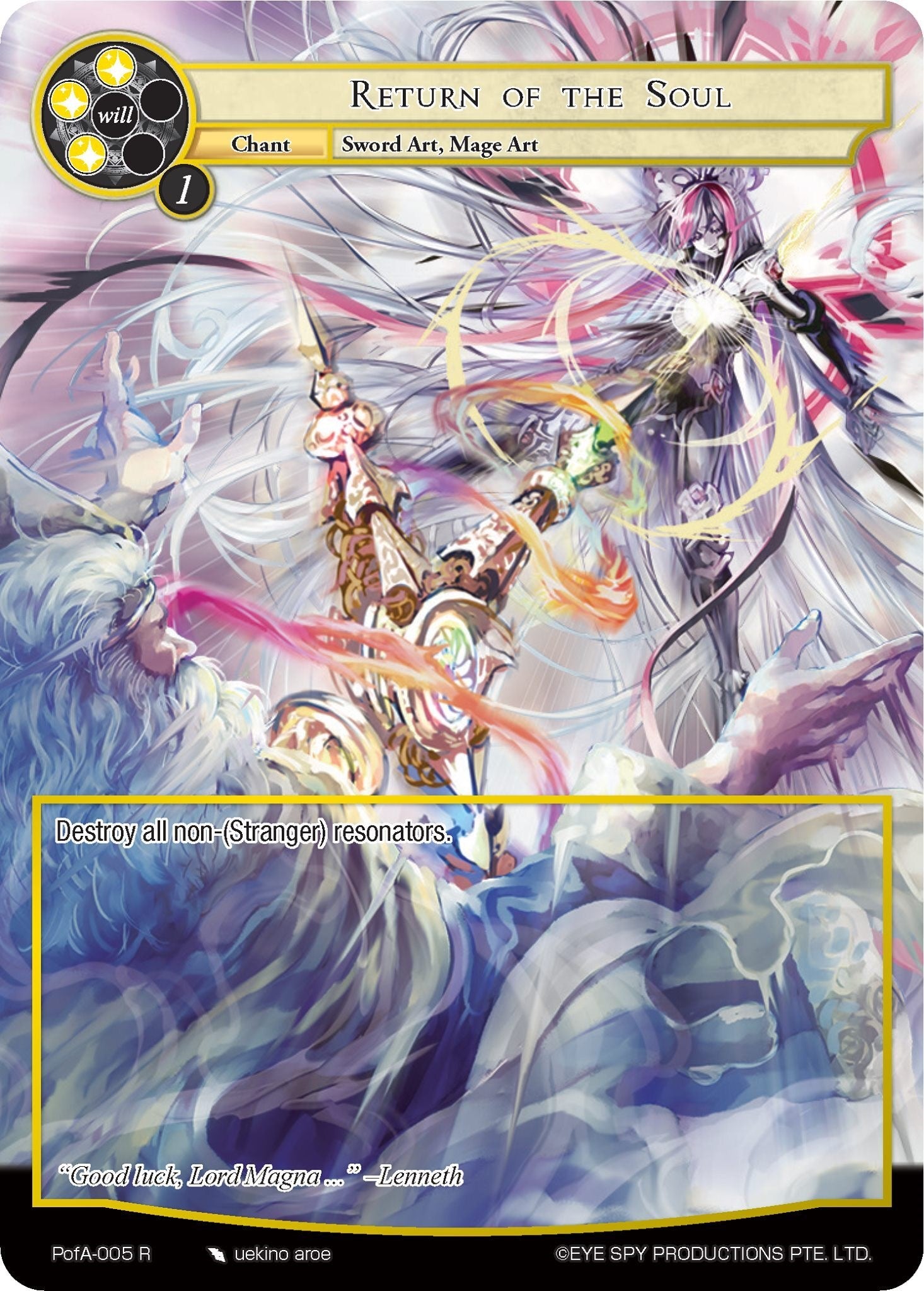 Return of the Soul (Full Art) (PofA-005) [Alice Origin IV: Prologue of Attoractia] | Jomio and Rueliete's Cards and Comics