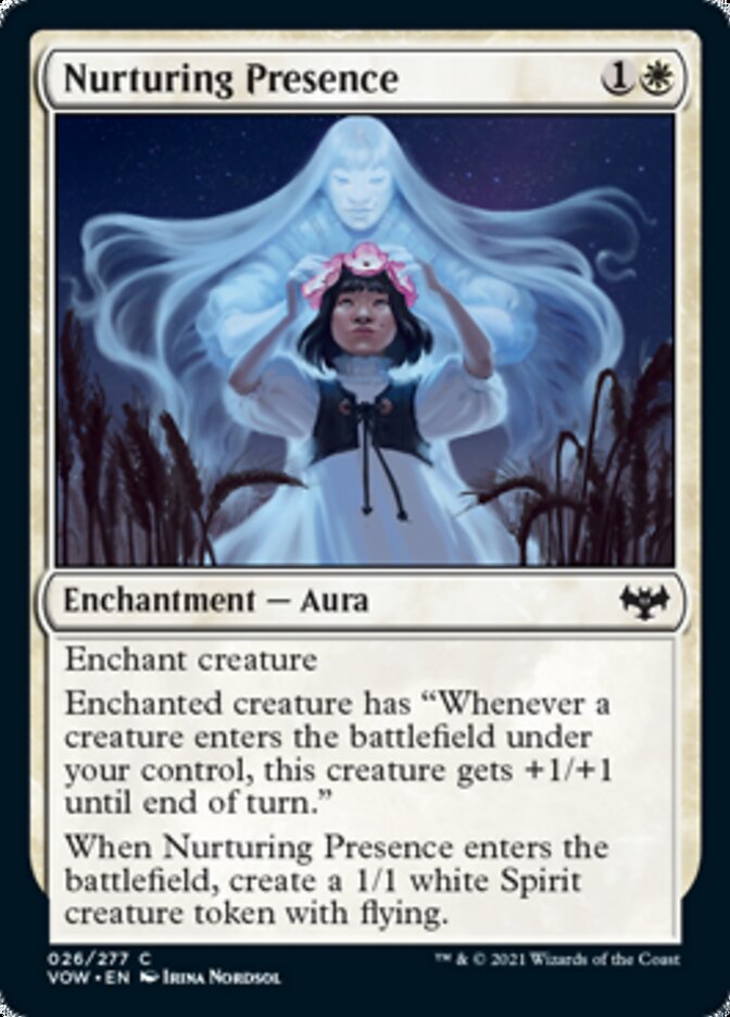 Nurturing Presence [Innistrad: Crimson Vow] | Jomio and Rueliete's Cards and Comics