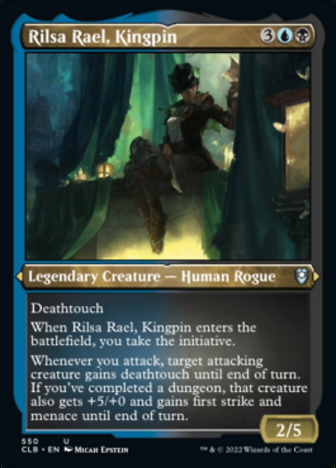 Rilsa Rael, Kingpin (Foil Etched) [Commander Legends: Battle for Baldur's Gate] | Jomio and Rueliete's Cards and Comics