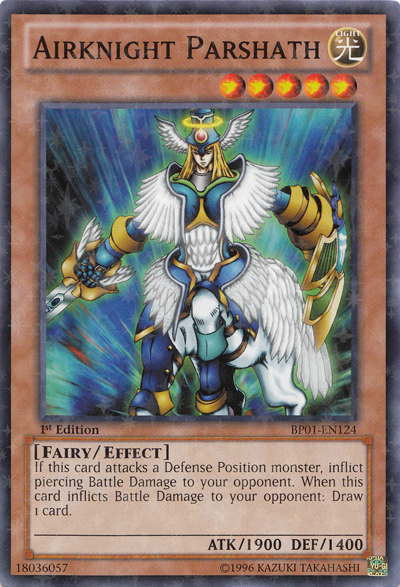 Airknight Parshath [BP01-EN124] Starfoil Rare | Jomio and Rueliete's Cards and Comics