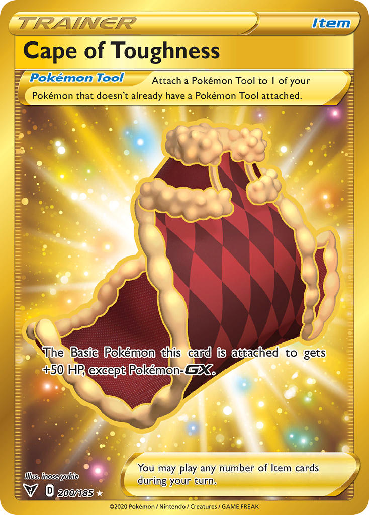 Cape of Toughness (200/185) [Sword & Shield: Vivid Voltage] | Jomio and Rueliete's Cards and Comics