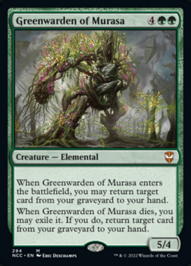 Greenwarden of Murasa [Streets of New Capenna Commander] | Jomio and Rueliete's Cards and Comics