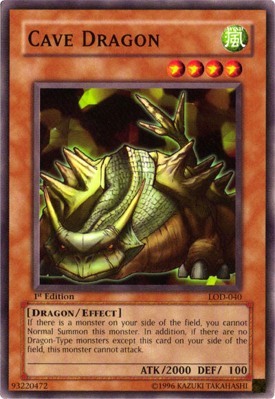 Cave Dragon [LOD-040] Common | Jomio and Rueliete's Cards and Comics