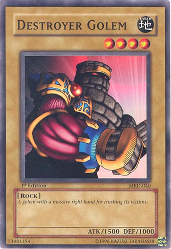 Destroyer Golem [MRD-040] Common | Jomio and Rueliete's Cards and Comics