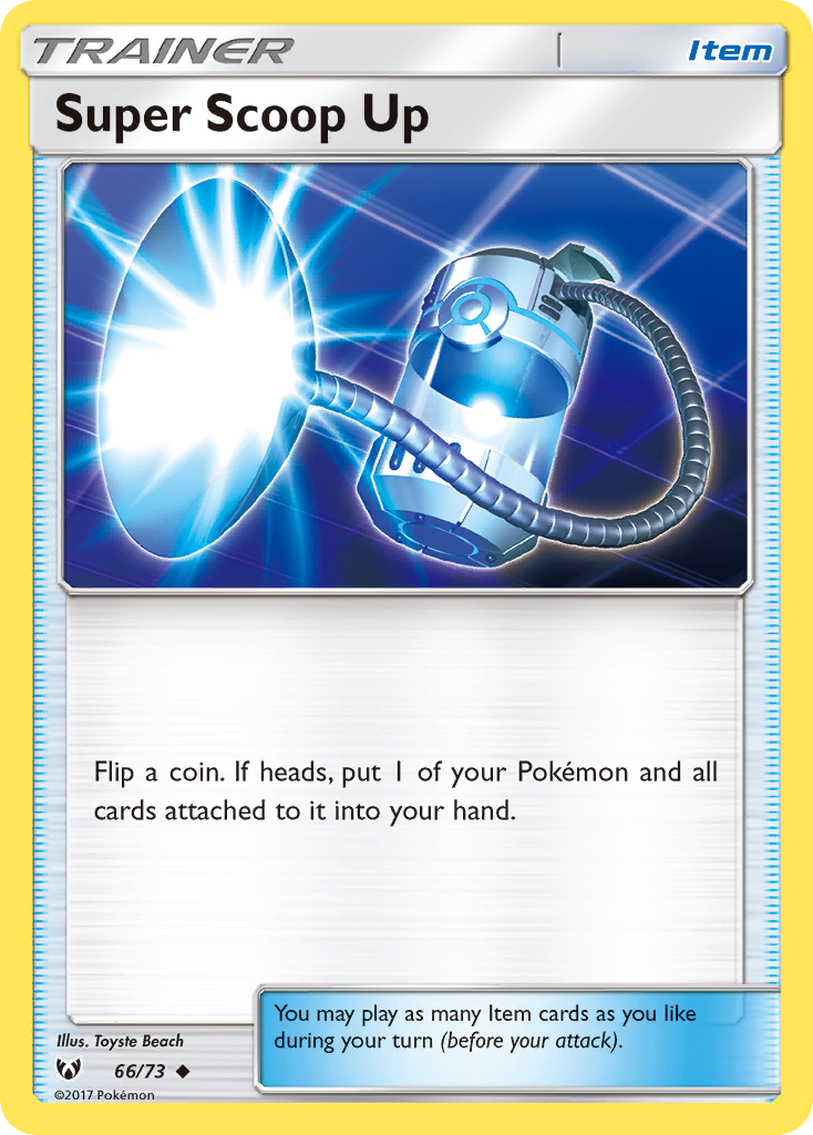 Super Scoop Up (66/73) [Sun & Moon: Shining Legends] | Jomio and Rueliete's Cards and Comics