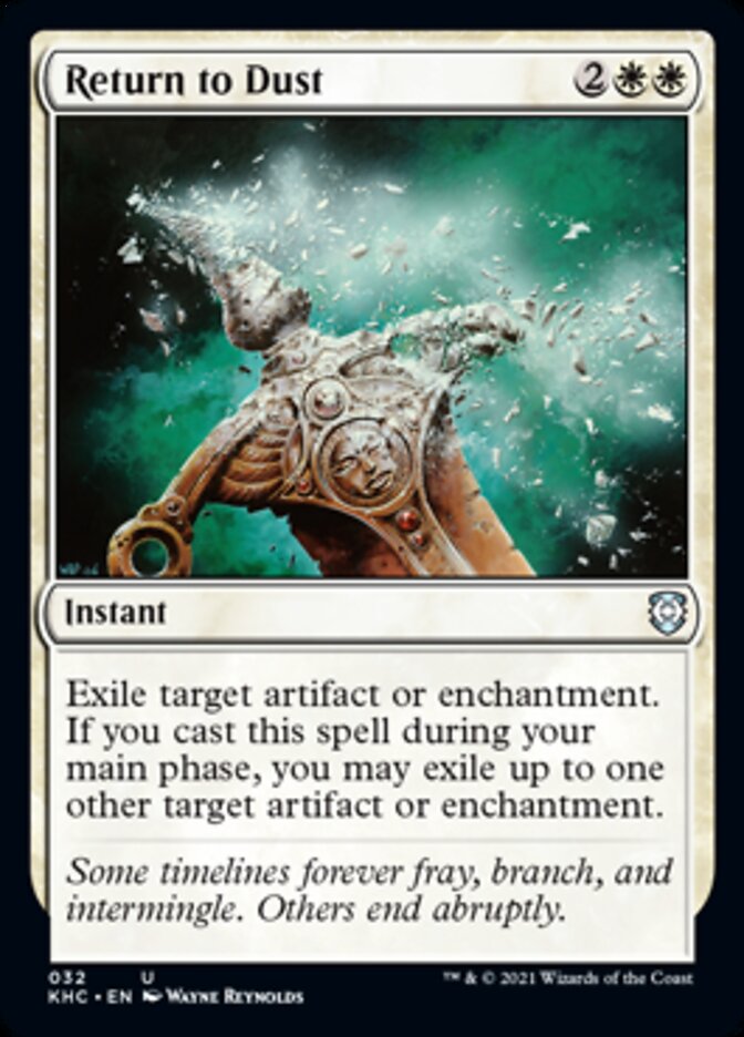 Return to Dust [Kaldheim Commander] | Jomio and Rueliete's Cards and Comics