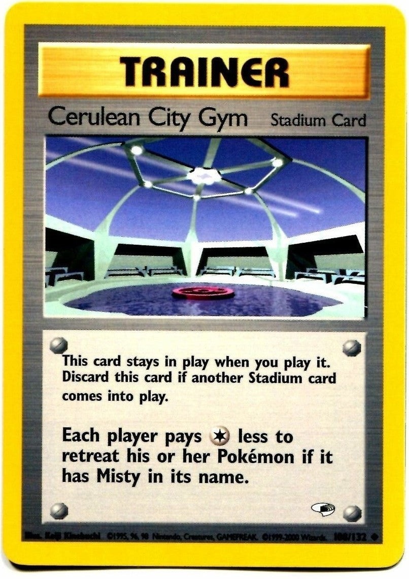 Cerulean City Gym (108/132) [Gym Heroes Unlimited] | Jomio and Rueliete's Cards and Comics