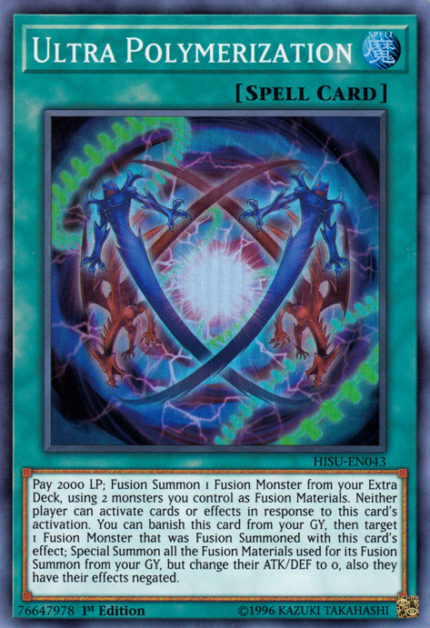 Ultra Polymerization [HISU-EN043] Super Rare | Jomio and Rueliete's Cards and Comics