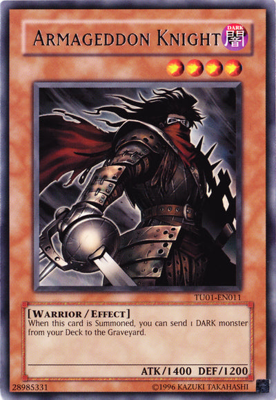 Armageddon Knight [TU01-EN011] Rare | Jomio and Rueliete's Cards and Comics
