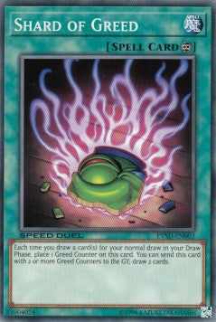 Shard of Greed [EVSD-EN003] Common | Jomio and Rueliete's Cards and Comics